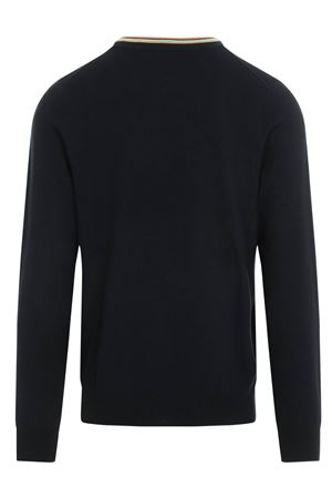 Maglione in lana merino blu notte PAUL SMITH | M1R901YN0242049